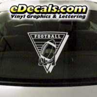  SPT220 Football Sports Graphic Cartoon Decal