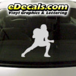 SPT221 Football Sports Player Cartoon Decal