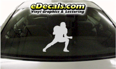 SPT221 Football Sports Player Cartoon Decal