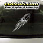 SPT222 Football Sports Ball Cartoon Decal
