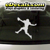  SPT226 Football Sports Player Cartoon Decal