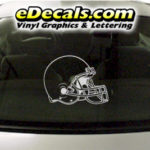 SPT234 Football Sports Helmet Cartoon Decal