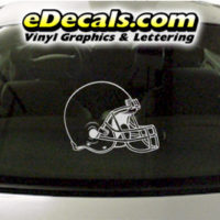  SPT234 Football Sports Helmet Cartoon Decal