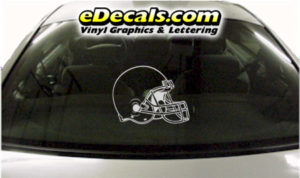 SPT234 Football Sports Helmet Cartoon Decal