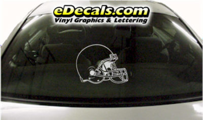SPT234 Football Sports Helmet Cartoon Decal