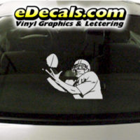  SPT235 Football Sports Player Cartoon Decal