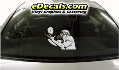 SPT235 Football Sports Player Cartoon Decal