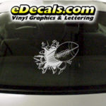 SPT236 Football Sports Ball Cartoon Decal