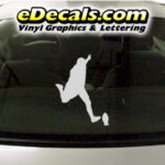 SPT241 Football Sports Player Cartoon Decal