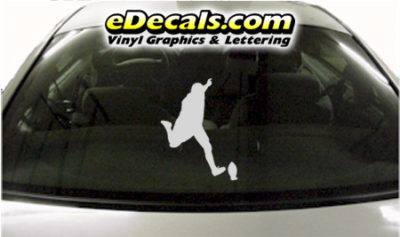SPT241 Football Sports Player Cartoon Decal