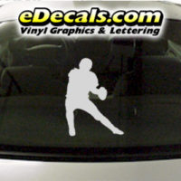  SPT244 Football Sports Player Cartoon Decal