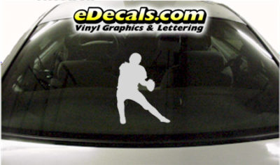 SPT244 Football Sports Player Cartoon Decal