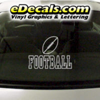  SPT247 Football Sports Graphic Cartoon Decal