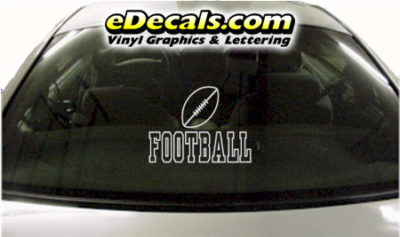 SPT247 Football Sports Graphic Cartoon Decal