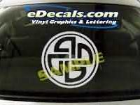  SYM107 Asian Symbol Decal