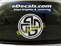 SYM107 Asian Symbol Decal