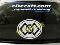  SYM120 Asian Symbol Decal