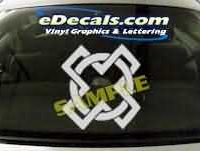 SYM143 Asian Symbol Decal