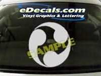  SYM147 Asian Symbol Decal