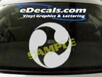 SYM147 Asian Symbol Decal