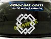  SYM149 Asian Symbol Decal