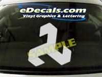  SYM156 Asian Symbol Decal