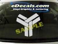  SYM157 Asian Symbol Decal