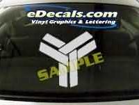 SYM157 Asian Symbol Decal