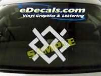 SYM158 Asian Symbol Decal