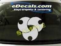  SYM166 Asian Symbol Decal