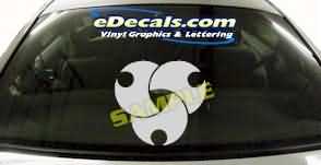 SYM166 Asian Symbol Decal