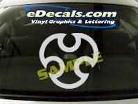  SYM168 Asian Symbol Decal