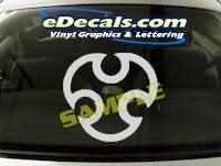 SYM168 Asian Symbol Decal