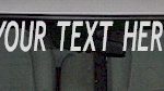 WSD100 Fast and Furious Accent Your Text Here Windshield Decal