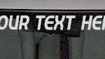 WSD102 Fast and Furious  Accent Your Text Here Windshield Decal