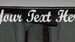 WSD106 Flowers Accent Your Text Here Windshield Decal