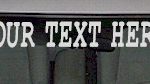 WSD112 Firefighter Ladder Helmet Your Text Here Windshield Decal