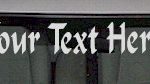 WSD125 Rotary Your Text Here Windshield Decal