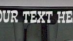 WSD134 Butterfly Cartoon Accent Your Text Here Windshield Decal