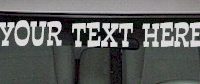  WSD134 Butterfly Cartoon Accent Your Text Here Windshield Decal