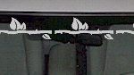 WSD205 Rose Accent Windshield Decal