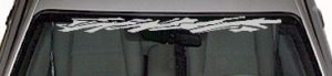 WSD208 Furious Accent Windshield Decal