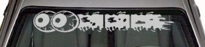 WSD212 Eyeballs Accent Windshield Decal