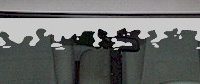  WSD213 Drippy Accent Windshield Decal