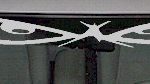 WSD217 Eyes Accent Windshield Decal