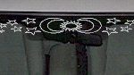 WSD223 Moon Stars Accent Windshield Decal