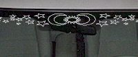  WSD223 Moon Stars Accent Windshield Decal