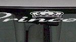 WSD308 Princess With Crown Windshield Decal