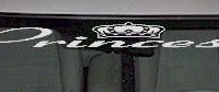  WSD308 Princess With Crown Windshield Decal