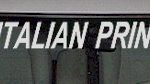 WSD310 Italian Princess With Flag Windshield Decal